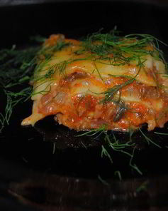 Овощная лазанья для самых маленьких