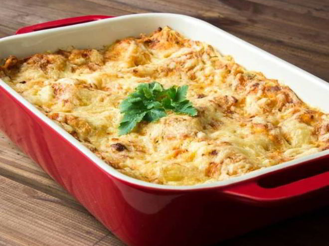 Рецепт овощной лазанья с маскарпоне