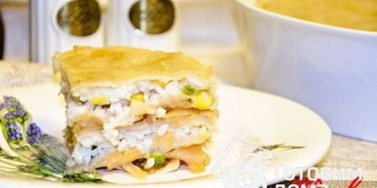 Постная лазанья