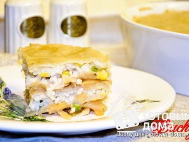 Рецепт постной лазанья