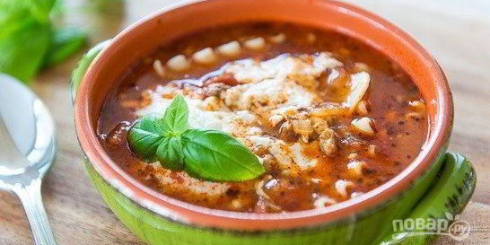 Суп-лазанья