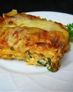 Вегетарианская лазанья со шпинатом