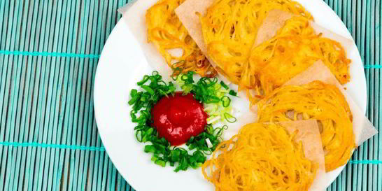 Чипсы из спагетти