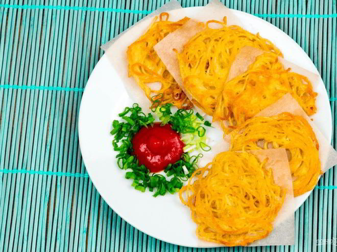 Рецепт чипсов из спагетти