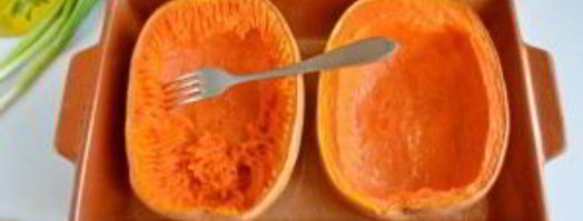 фаршированная тыква-спагетти курицей. Шаг 4