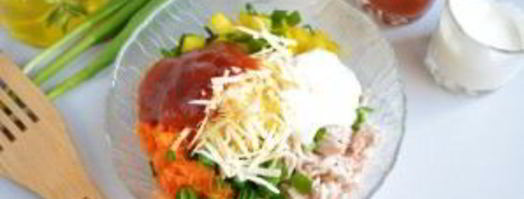 фаршированная тыква-спагетти курицей. Шаг 5