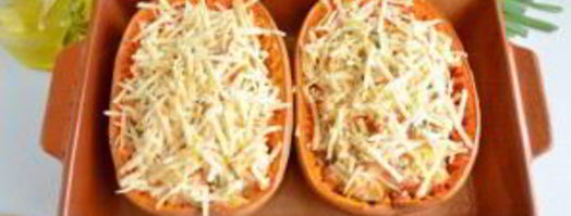 фаршированная тыква-спагетти курицей. Шаг 7