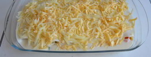 каннеллоне под соусом бешамель. Шаг 11