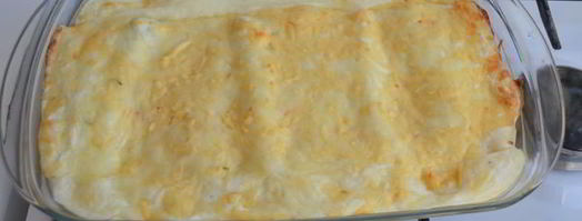 каннеллоне под соусом бешамель. Шаг 12