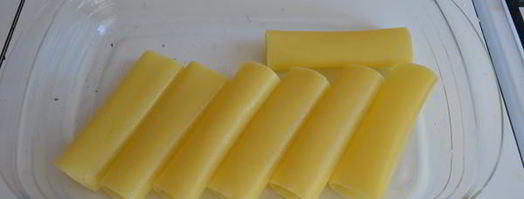 каннеллоне под соусом бешамель. Шаг 4