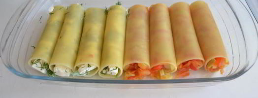 каннеллоне под соусом бешамель. Шаг 8