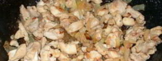 каннеллони, фаршированные курицей и грибами. Шаг 2