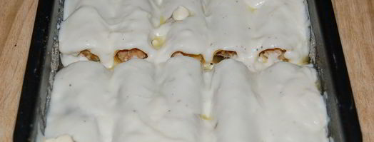 каннеллони с курицей и грибами. Шаг 5