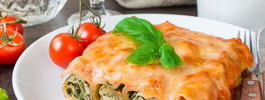 каннеллони с курицей и шпинатом. Шаг 15