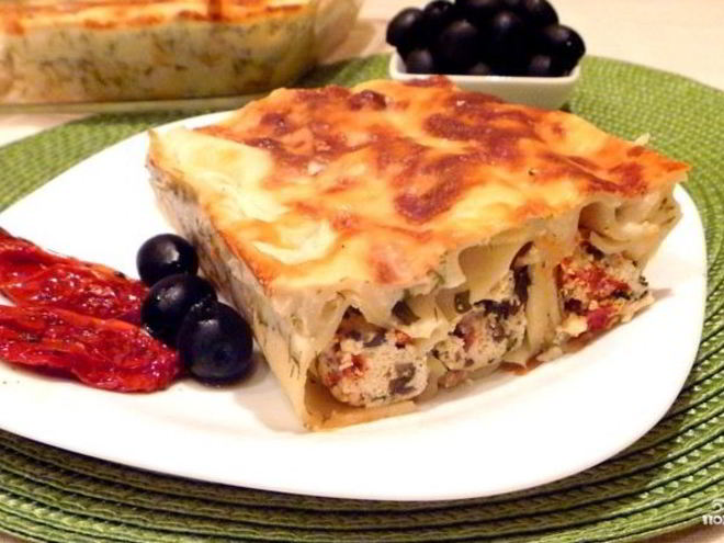 Рецепт каннеллонь с рикоттой