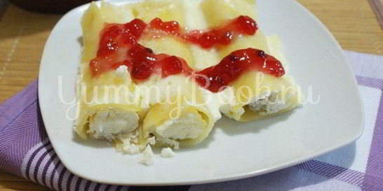 Каннеллони с творогом