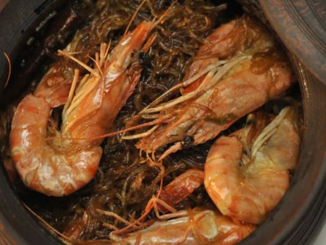 Рецепт кунга оп вун сен — запеченной с креветками лапша