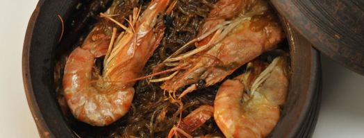 кунг оп вун сен — запеченная с креветками лапша. Шаг 5