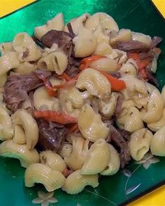 Макароны по флотски с тушенкой в мультиварке