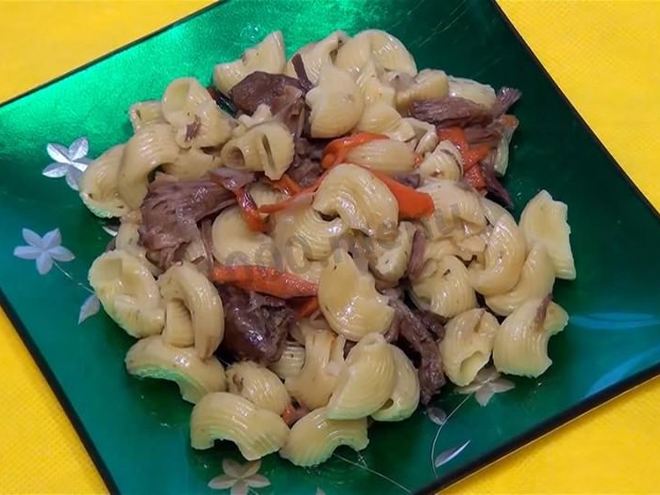 Рецепт макарон по флотски с тушенкой в мультиварке