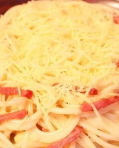 Макароны под соусом карбонара