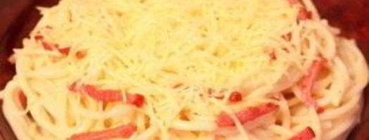 макароны под соусом карбонара. Шаг 9