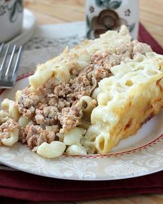 Макароны рожки с фаршем в духовке