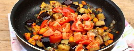 макароны с баклажанами и помидорами. Шаг 9