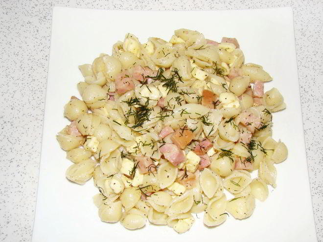 Рецепт макарон с брынзой