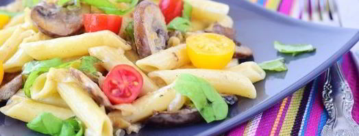 макароны с грибами в сливочном соусе. Шаг 15