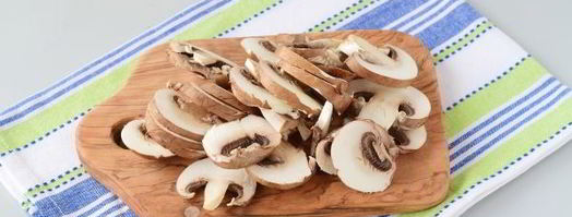 макароны с грибами в сливочном соусе. Шаг 4