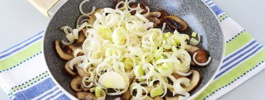 макароны с грибами в сливочном соусе. Шаг 7