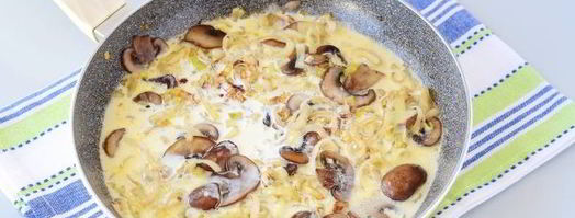 макароны с грибами в сливочном соусе. Шаг 8