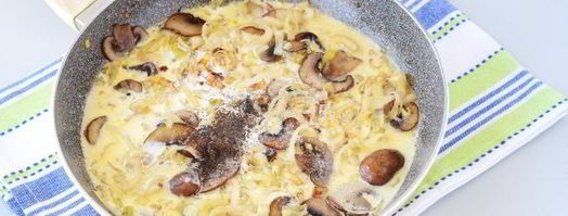 макароны с грибами в сливочном соусе. Шаг 9