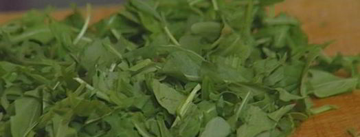 макароны с креветками и руколой. Шаг 3