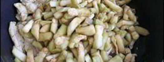 макароны с курицей и баклажанами. Шаг 6