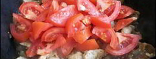 макароны с курицей и баклажанами. Шаг 8