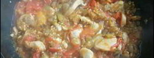 макароны с курицей и баклажанами. Шаг 10