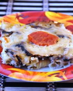 Макароны с мускатным орехом и сыром