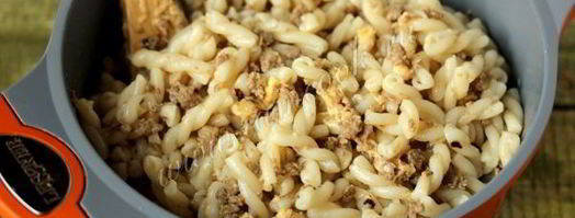 макароны с мясным фаршем и сыром. Шаг 7