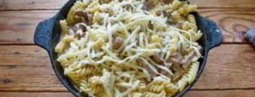 макароны с мясом под сыром в духовке. Шаг 8