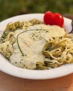 Макароны с ореховым соусом по-итальянски