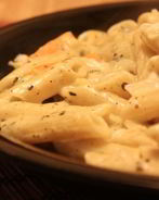 Макароны с соусом бешамель