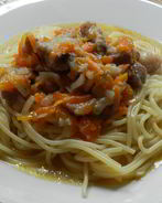 Макароны со свининой в мультиварке