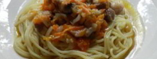 макароны со свининой в мультиварке. Шаг 3