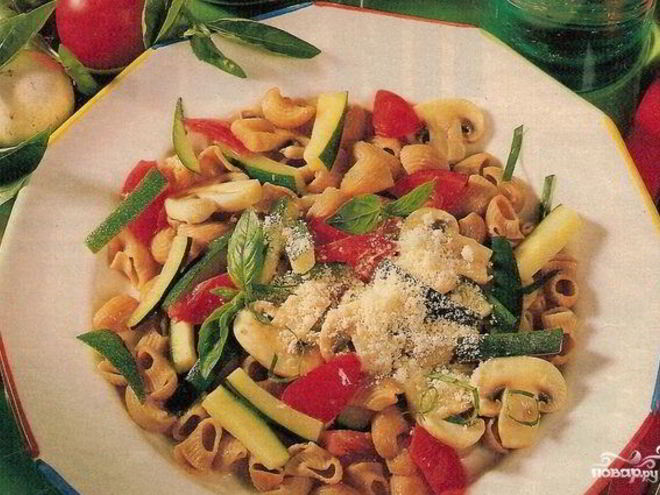 Рецепт макарон в воке