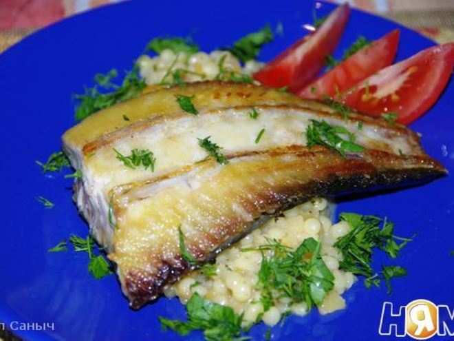 Рецепт осетра жаренного и паста с тыквой по-итальянски