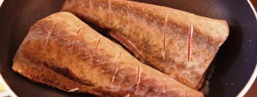 осетр жаренный и паста с тыквой по-итальянски. Шаг 12