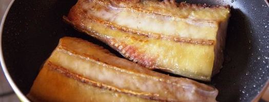 осетр жаренный и паста с тыквой по-итальянски. Шаг 13