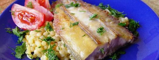 осетр жаренный и паста с тыквой по-итальянски. Шаг 16